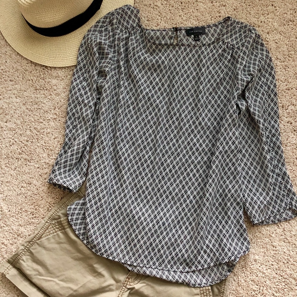 Black and White Limited Blouse